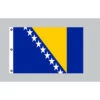 Riesen-Flagge: Bosnien &amp; Herzegowina 150cm X 250cm -Bester Flaggen Geschäft riesen flagge bosnien herzegowina 150cm x 250cm