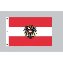Riesen-Flagge: Oesterreich Mit Wappen &Ouml;sterreich 150cm X 250cm