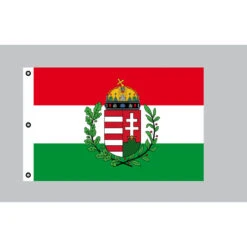 Riesen-Flagge: Ungarn Mit Wappen 150cm X 250cm