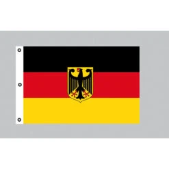 XXL Flagge Deutschland Mit Adler In 3m X 5m.